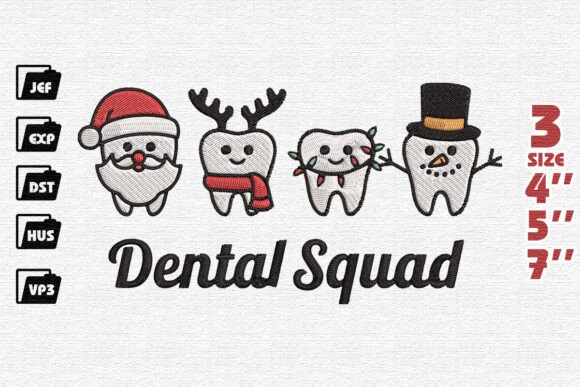 Dental Squad Christmas Embroidery Review