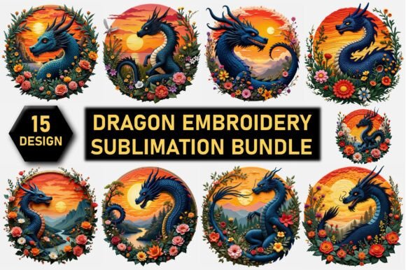 Dragon Embroidery Sublimation Bundle Review